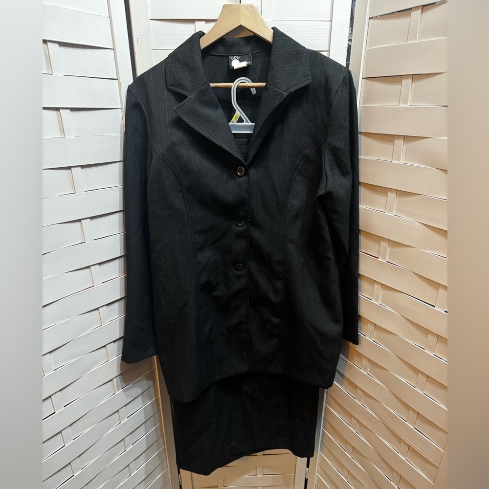 First Option Two Piece Skirt and Blazer Set - Picture 2 of 10